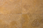 Noce Travertine 12x24 Commercial Grade Filled Honed Straight Edge Tile (Clearance)