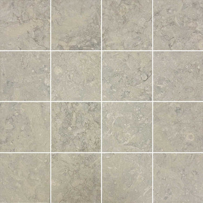Nova Grey Limestone 18x18 Honed Tile - TILE & MOSAIC DEPOT
