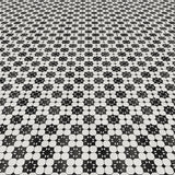 Thassos & Black Marble Octave Patio Mosaic Tile - TILE & MOSAIC DEPOT