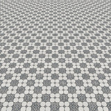 Thassos & Blue Marble Octave Patio Mosaic Tile - TILE & MOSAIC DEPOT