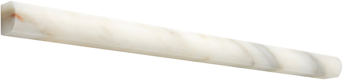 Calacatta Oliva Marble 3/4x12 Polished Pencil Liner - TILE & MOSAIC DEPOT