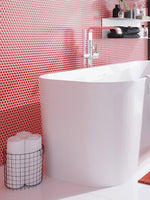 RED STAR RED PENNY ROUND MOSAIC TILE - TILE & MOSAIC DEPOT