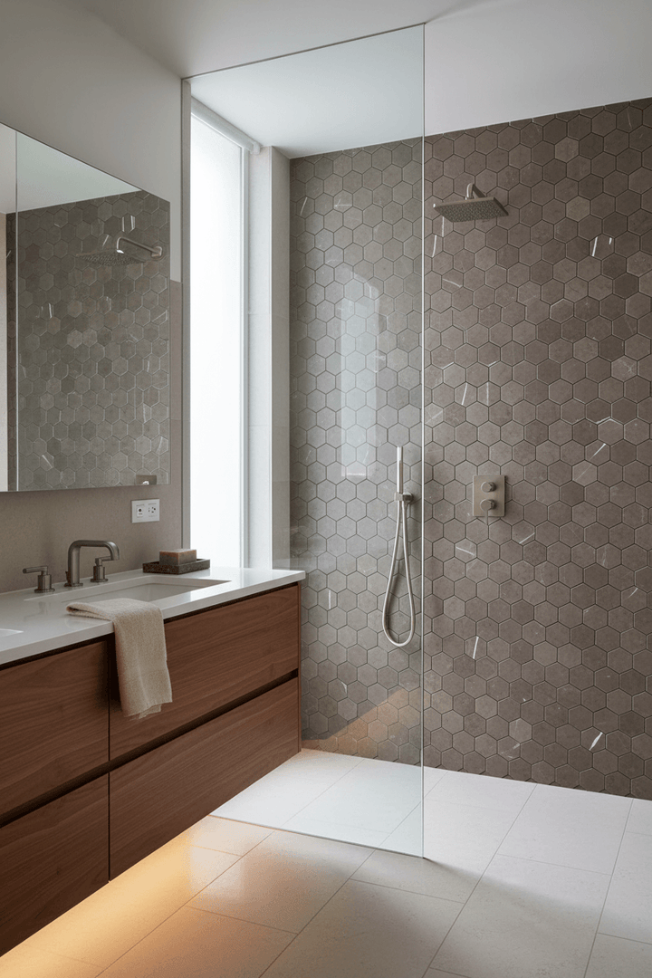 Pietra Gray Marble 2X2 Hexagon Honed Mosaic