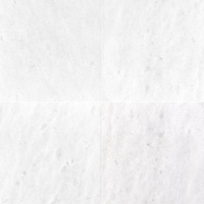 Polar Thassos White 18x18 Polished Marble Tile
