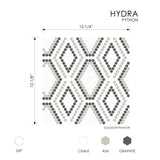 Geometro Python Hydra Recycled Glass Mosaic Tile - TILE & MOSAIC DEPOT