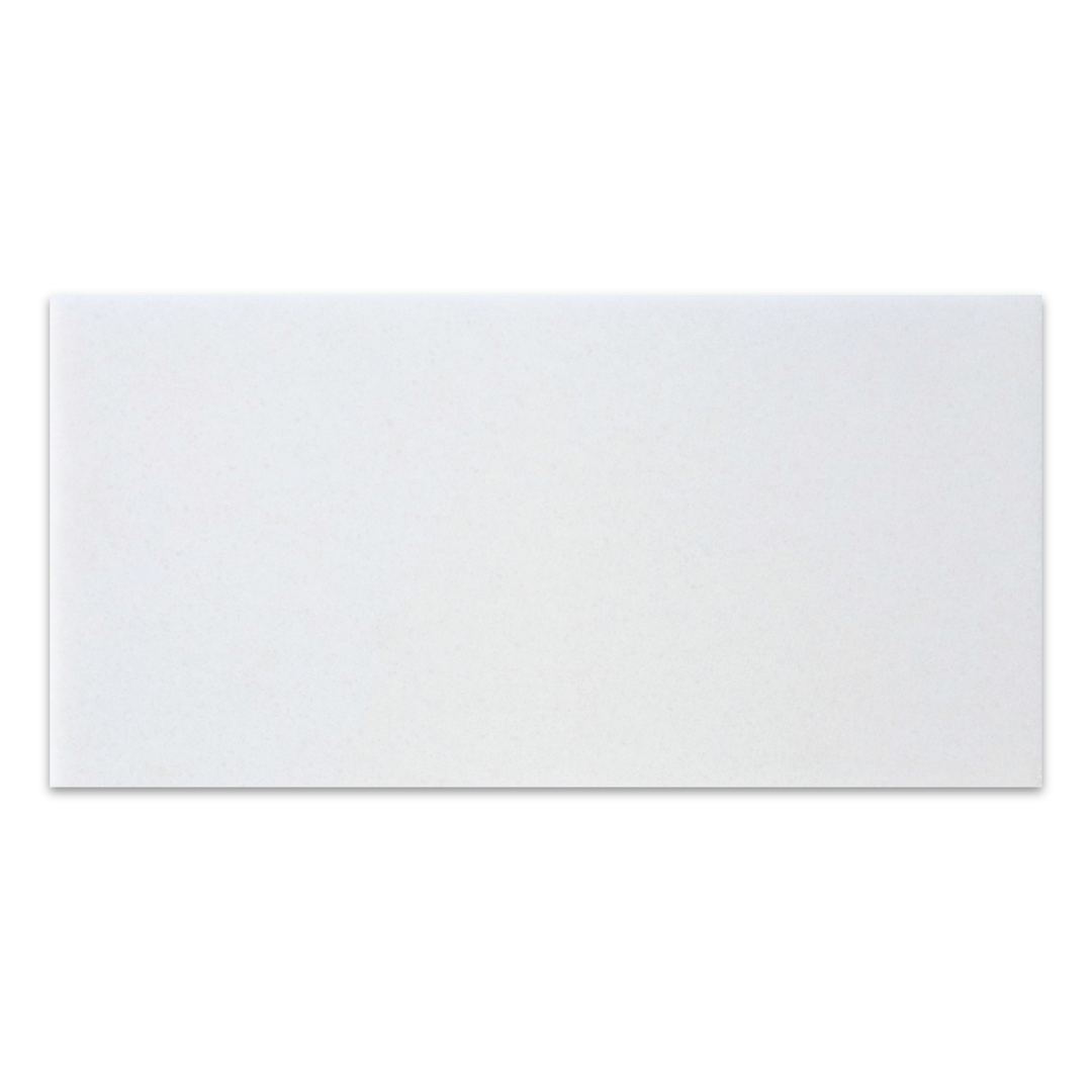 Polar Thassos White 18x36 Honed Marble Tile - TILE & MOSAIC DEPOT