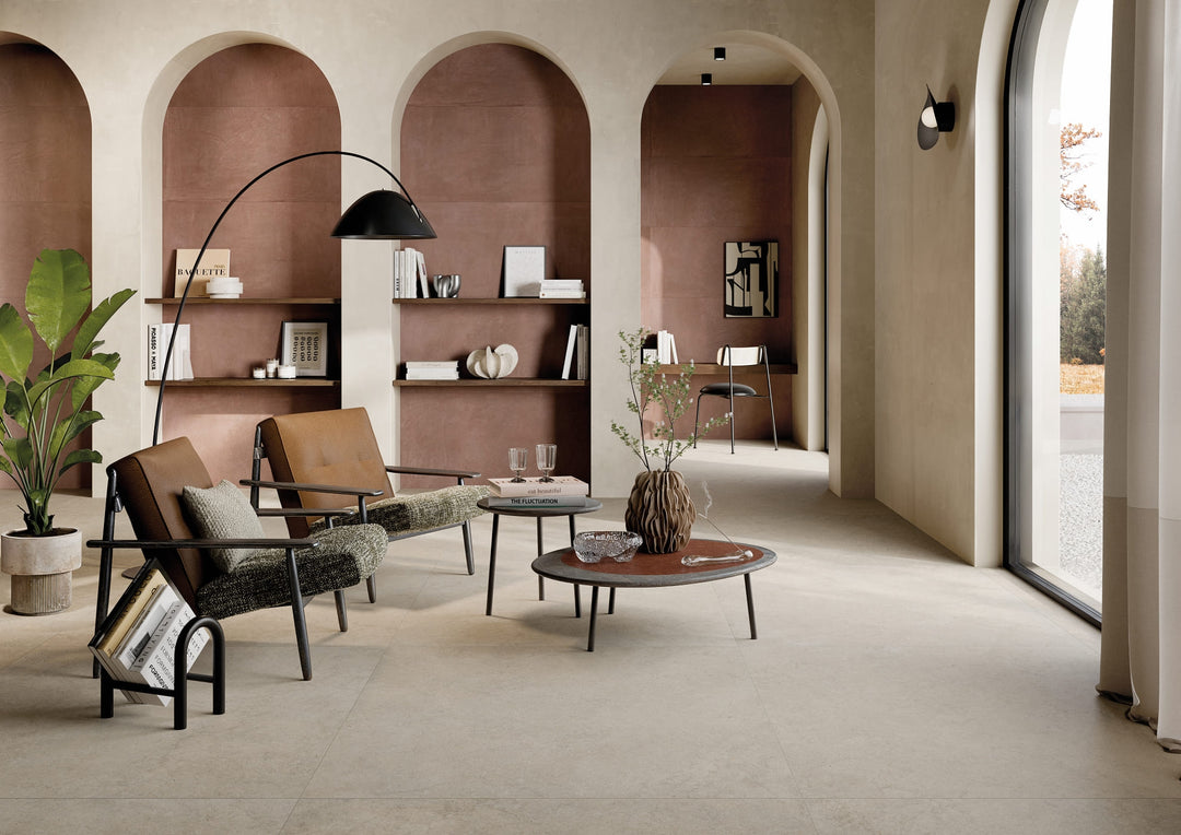 Lutezia Ivory Loira 24X48 Matte Italian Porcelain Tile - TILE & MOSAIC DEPOT