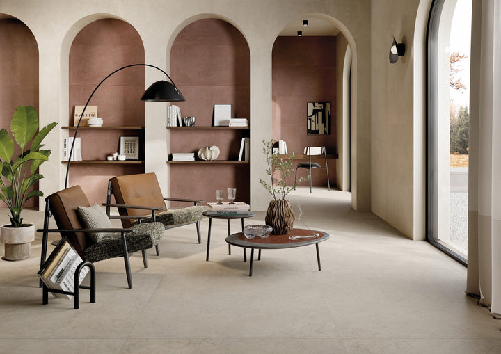 Lutezia Ivory Loira 24X48 Matte Italian Porcelain Tile - TILE & MOSAIC DEPOT