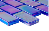 Vidrofina Cobalt Blue 1x2 Glass Mosaic Tile - TILE & MOSAIC DEPOT