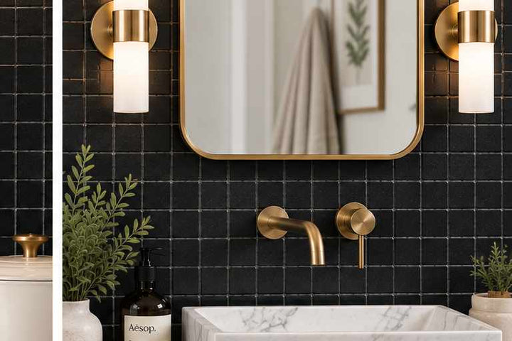 Absolute Black Granite 2x2 Square Polished Mosaic Tile