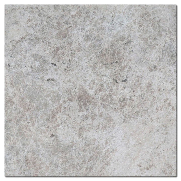 Tundra Gray Marble 12x12 Honed Tile - TILE & MOSAIC DEPOT