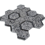 Canareggio Terrazzo Dolomite Black Limestone Mosaic Tile - TILE & MOSAIC DEPOT