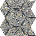 Danieli Terrazzo Black Limestone Mosaic Tile - TILE & MOSAIC DEPOT
