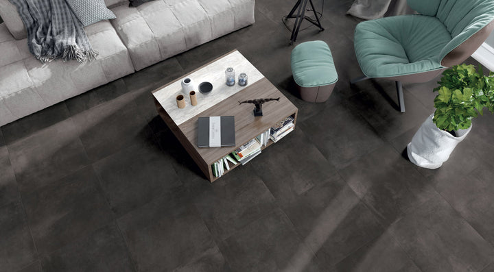 Volcano Dark 24x48 Italian Matte Porcelain Tile