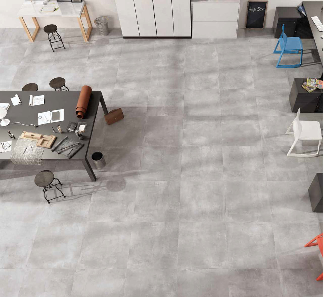 Volcano Grey 24x48 Italian Matte Porcelain Tile