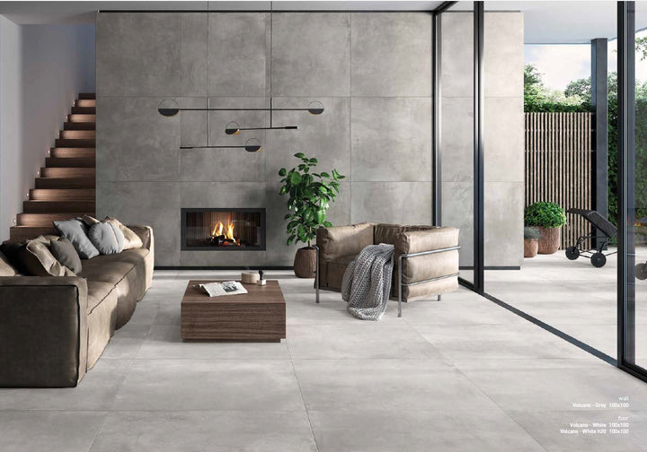Volcano Grey 24x48 Italian Matte Porcelain Tile