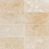 Walnut Travertine 12x24 Filled Honed Straight Edge Tile
