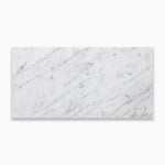 White Carrara Marble 18x36 Honed Tile - TILE & MOSAIC DEPOT
