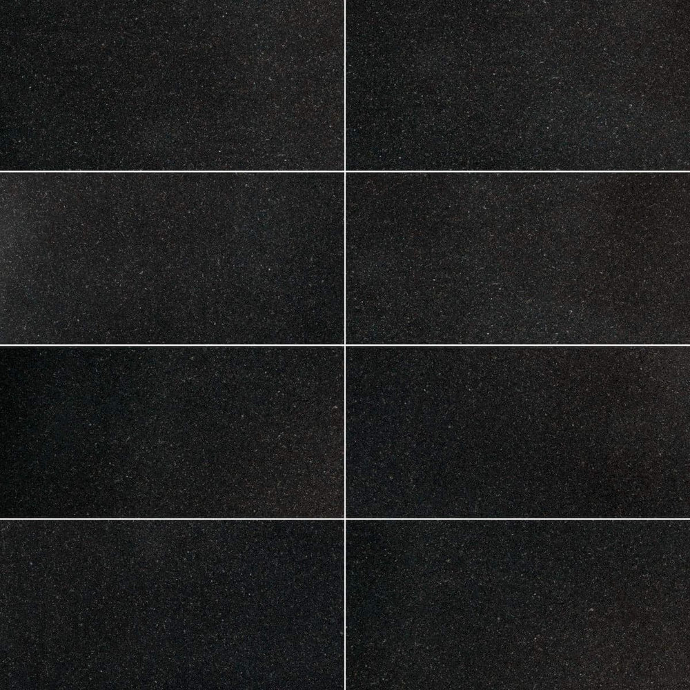 Absolute Black Granite 12x24 Polished Tile - TILE & MOSAIC DEPOT
