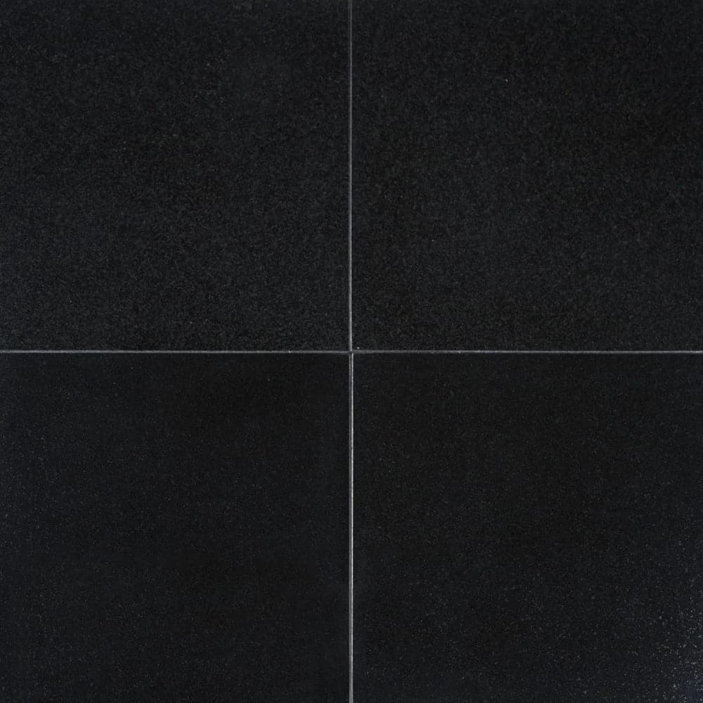 Absolute Black Granite 18x18 Polished Tile - TILE & MOSAIC DEPOT