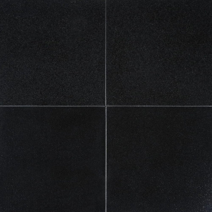 Absolute Black Granite 18x18 Polished Tile - TILE & MOSAIC DEPOT