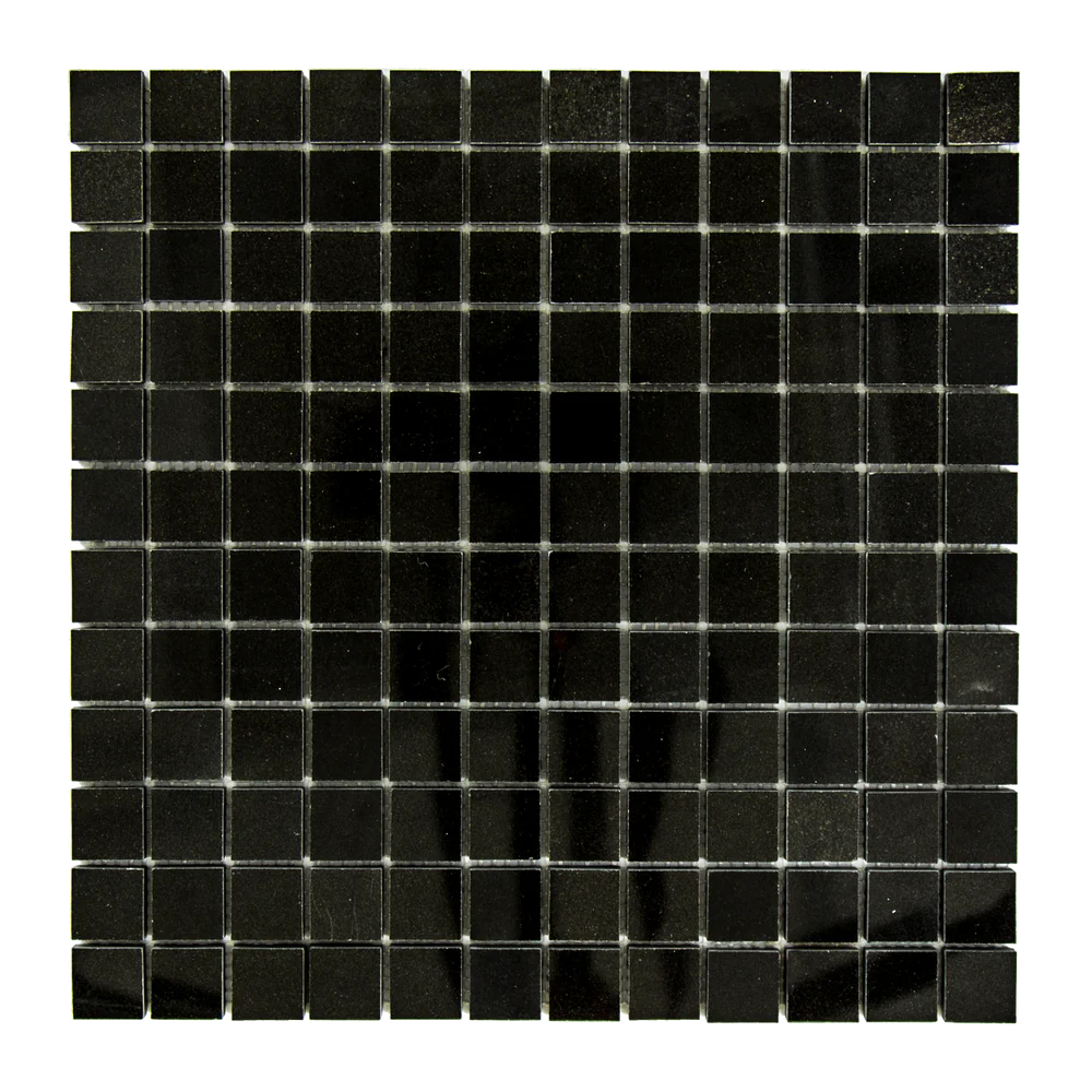 Absolute Black Granite 1x1 Square Polished Mosaic Tile - TILE & MOSAIC DEPOT