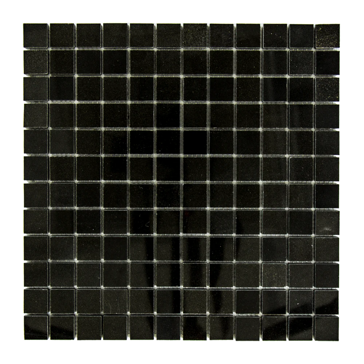 Absolute Black Granite 1x1 Square Polished Mosaic Tile - TILE & MOSAIC DEPOT