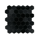 Absolute Black Granite 2x2 Hexagon Polished Mosaic Tile - TILE & MOSAIC DEPOT
