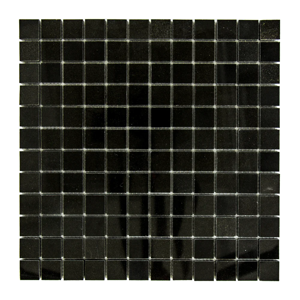 Absolute Black Granite 5/8x5/8 Square Polished Mosaic Tile - TILE & MOSAIC DEPOT