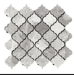 Atlantic Gray Marble Lantern Mosaic (3") Honed Marble Mosaic Tile