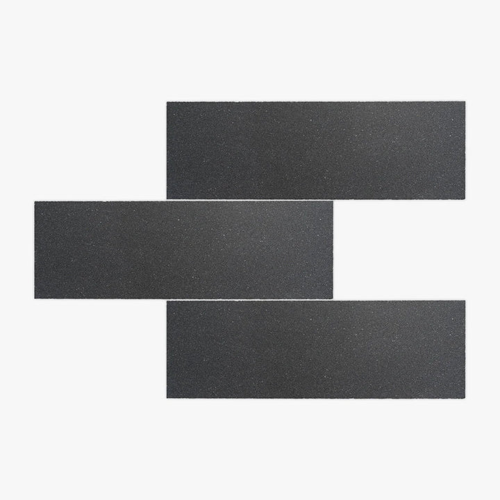 Basalt Black 4x12 Honed Tile - TILE & MOSAIC DEPOT