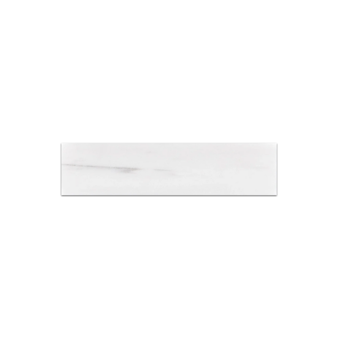 Bianco Dolomite Marble 2x8 Honed Tile - TILE & MOSAIC DEPOT
