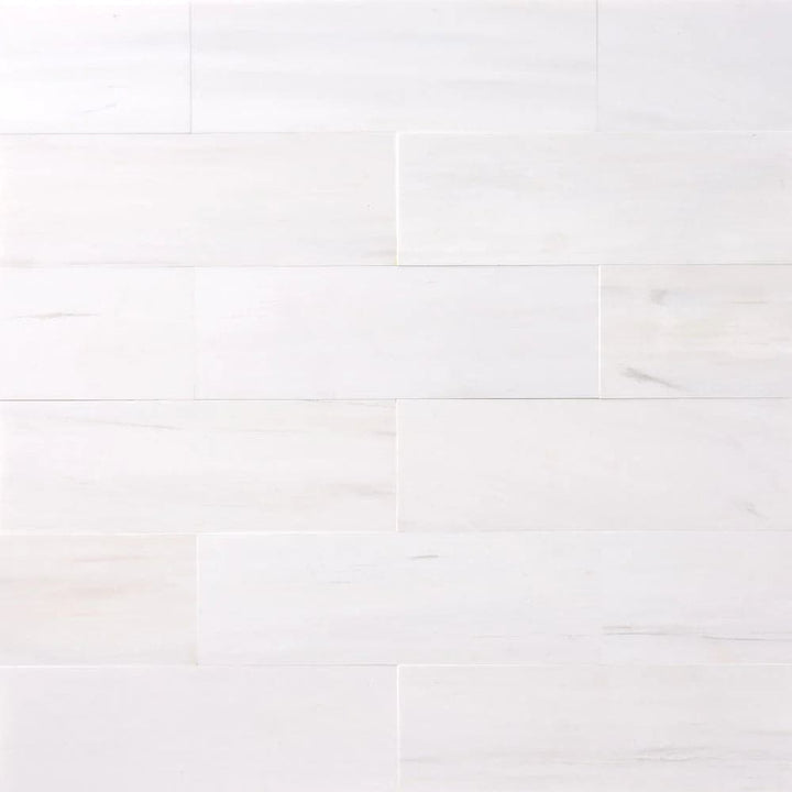 Bianco Dolomite Marble 2x8 Polished Tile - TILE & MOSAIC DEPOT