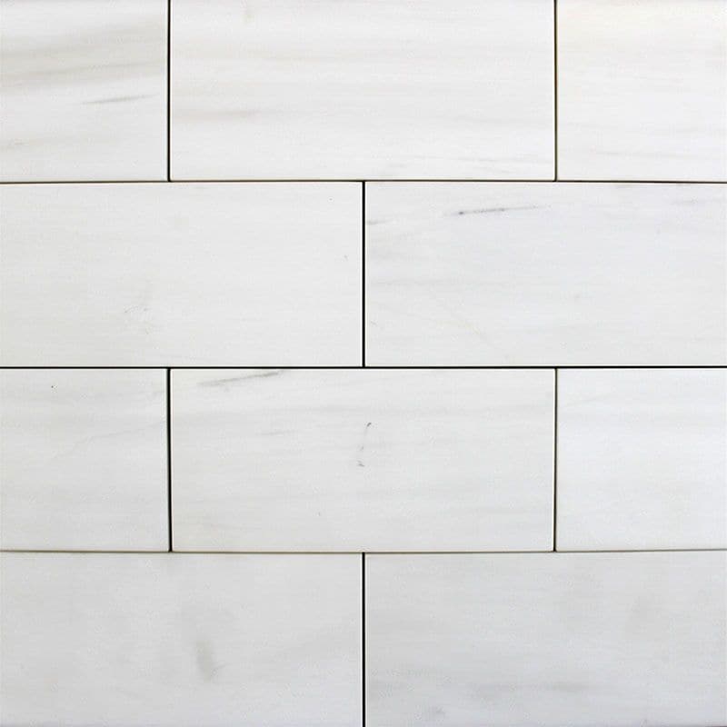 Dolomite Pearl Marble 3x6 Polished Tile - TILE AND MOSAIC DEPOT