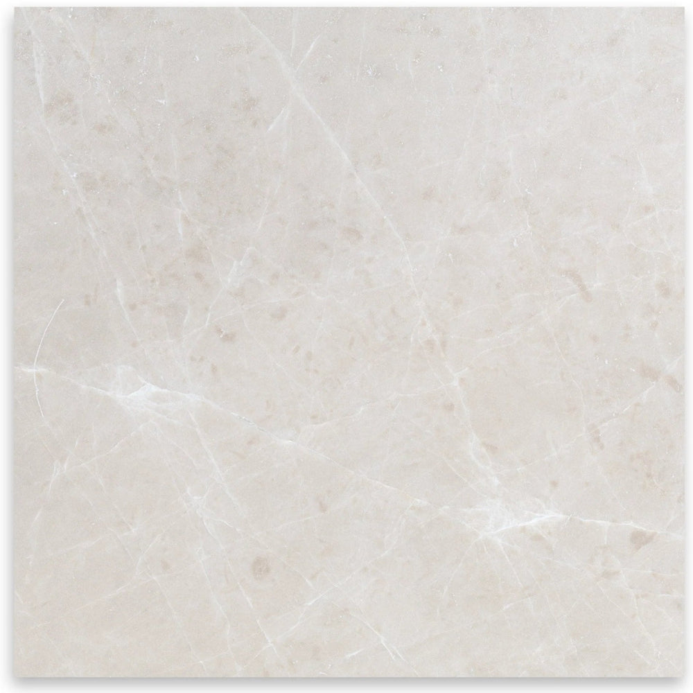 Botticino Beige Marble 24x24 Micro-Beveled Polished Tile - TILE & MOSAIC DEPOT