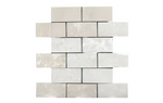 Botticino Beige Marble 2x4 Polished Mosaic Tile (Clearance)