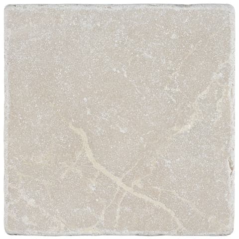 Botticino Marble 6X6 Tumbled Tile - TILE & MOSAIC DEPOT