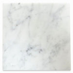 White Carrara Marble 6x6 Polished Tile