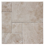 Cappucino Marble 12x12 Brushed and Chiseled Tile - TILE & MOSAIC DEPOT