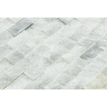 Bianco Caldo Mugla White 2x4 Split Face Mosaic Tile
