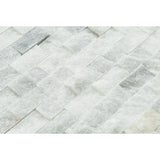 Bianco Caldo Mugla White 2x4 Split Face Mosaic Tile - TILE & MOSAIC DEPOT