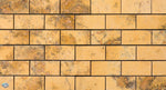 Gold Travertine 2x4 Honed Mosaic Tile - TILE & MOSAIC DEPOT