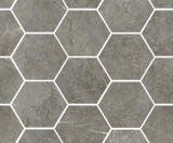 Unicom Evostone Natural Hexagon Ceramic Mosaic Tile - TILE & MOSAIC DEPOT