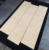 Jerusalem Gold Limestone 16x24 Brushed Tile - TILE & MOSAIC DEPOT