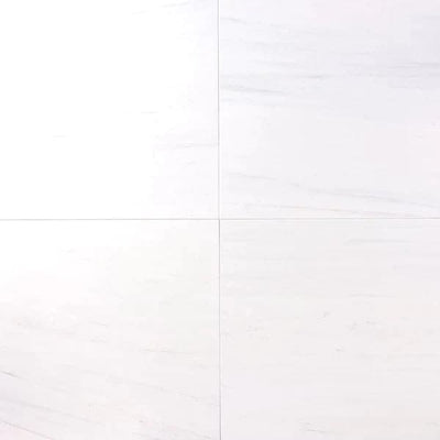 Bianco Dolomite Marble 18x18 Honed Tile - TILE & MOSAIC DEPOT