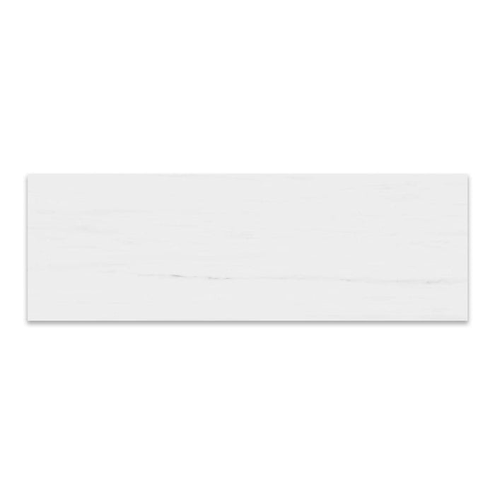Bianco Dolomite Marble 4x12 Honed Tile - TILE & MOSAIC DEPOT