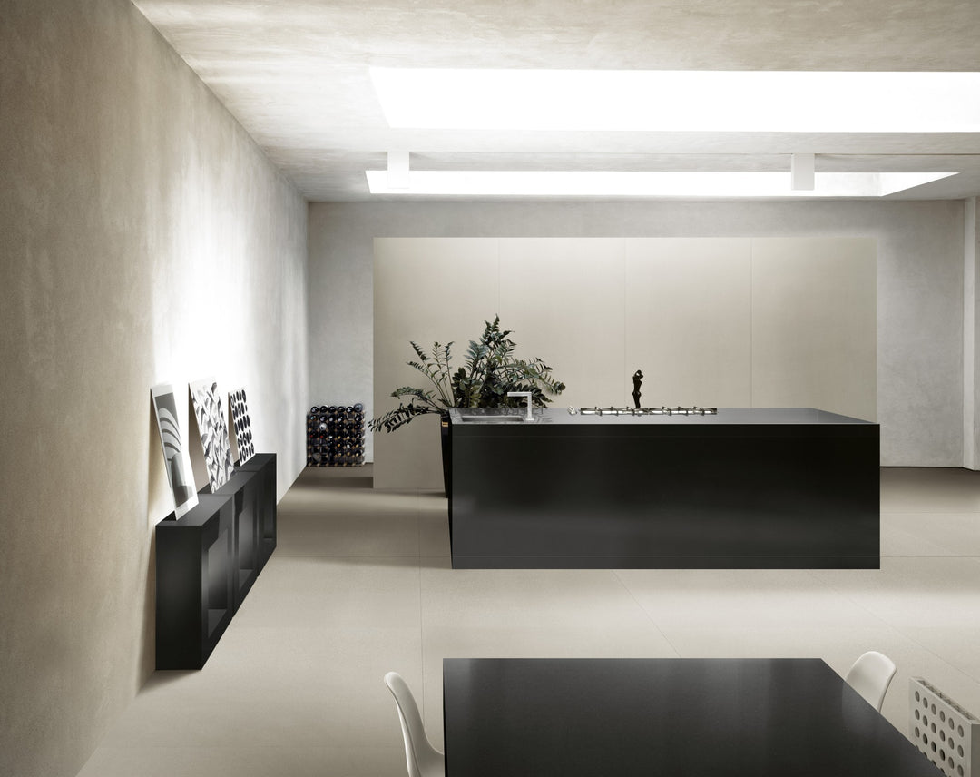 Florim Black Porcelain Slab 63” x 126” Matte Finish