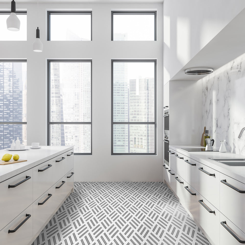 Geometro Missoni Vintage Recycled Glass Mosaic Tile - TILE & MOSAIC DEPOT