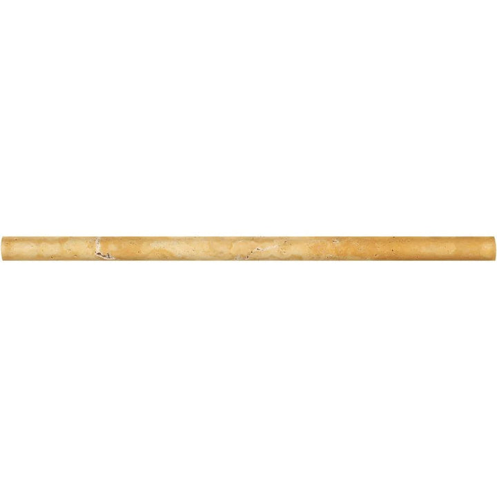 Gold Travertine 1/2x12 Honed Liner - TILE & MOSAIC DEPOT
