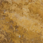 Gold Travertine 18x18 Filled and Honed Tile - TILE AND MOSAIC DEPOT